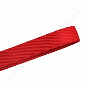 Grosgrain lint 6mm (rol 91 meter) - Rood (250)