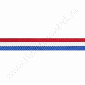 Lint vlag 10mm (rol 22 meter) - Holland (dubbelzijdig)