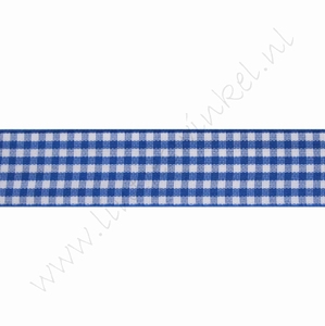 Karoband 22mm (Rolle 22 Meter) - Dunkel Blau