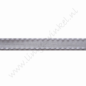 Lint stiksels 10mm (rol 22 meter) - Zilver Grijs Wit