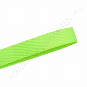 Grosgrain lint 10mm (rol 22 meter) - Lime Groen (544)