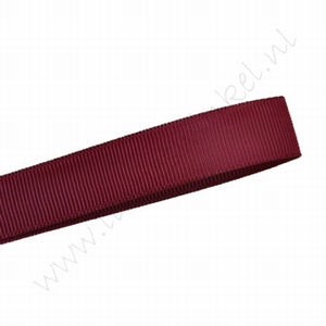 Grosgrain lint 6mm (rol 22 meter) - Bordeaux Rood (275)