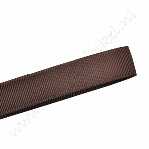 Grosgrain lint 6mm (rol 22 meter) - Bruin (850)