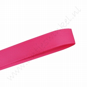 Grosgrain lint 22mm (rol 22 meter) - Shocking Pink (175)