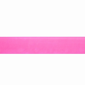 Organza lint 16mm (rol 45 meter) - Neon Pink