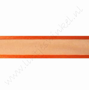 Organza Satinrand 22mm (Rolle 22 Meter) - Orange