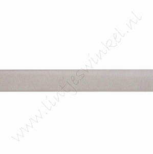 Organza 6mm (Rolle 22 Meter) - Silber Grau