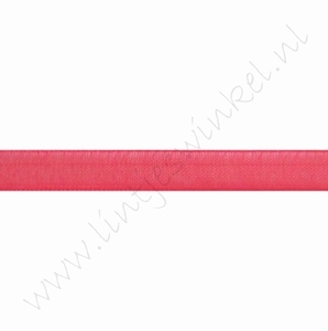 Organza lint 6mm (rol 22 meter) - Rood