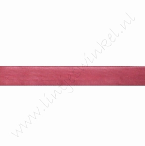 Organza lint 6mm (rol 22 meter) - Bordeaux Rood