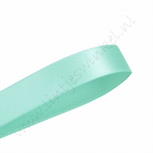 Satijnlint 10mm (rol 91 meter) - Licht Turquoise (314)