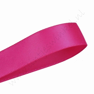 Satijnlint 10mm (rol 91 meter) - Fuchsia (187)