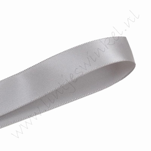 Satinband 10mm (Rolle 91 Meter) - Silber Grau (012)