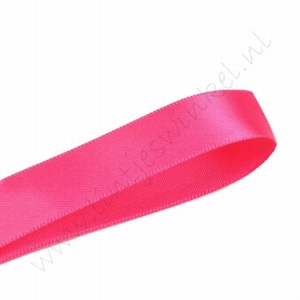 Satijnlint 22mm (rol 91 meter) - Shocking Pink (175)