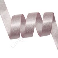 Metallic Satijn 10mm - Parel Roze Zilver (123)