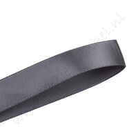 Satinband 10mm - Dunkel Grau (077)
