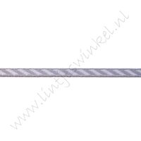 Band Streifen 3mm - Diagonal Grau Weiß