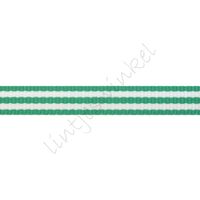 Strepenlint 10mm - Groen Wit