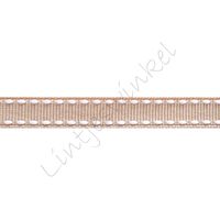 Lint stiksels 10mm - Licht Bruin Wit