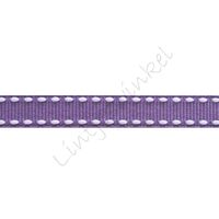 Lint stiksels 10mm - Lavendel (Grape) Wit