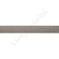 Metallic grosgrain lint 10mm - Zilver Grijs Glitter
