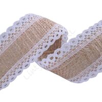 Jute 38mm - Kant Wit