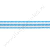 Strepenlint 10mm - Licht Blauw Wit