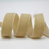 Samtband 6mm - Beige (Candied Ginger)