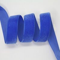 Lint fluweel 6mm - Donker Blauw