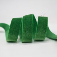 Lint fluweel 6mm - Groen (Emerald)
