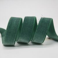 Lint fluweel 10mm - Donker Groen (Forrest)