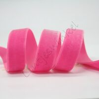 Samtband 6mm - Pink (Hot Pink)