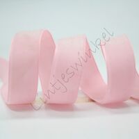 Lint fluweel 6mm - Baby Roze (Pearl Pink)