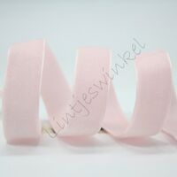 Lint fluweel 6mm - Licht Roze (Powder Pink)