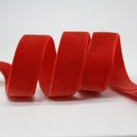 Lint fluweel 10mm - Rood