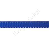 Lint stiksels 10mm - Donker Blauw Wit