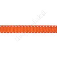 Lint stiksels 10mm - Oranje Wit