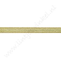 Glitter organza lint 3mm - Goud