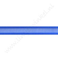 Organza Satijnrand 10mm - Donker Blauw