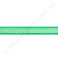 Organza Satijnrand 10mm - Groen