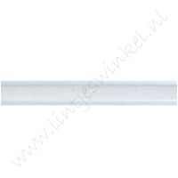 Organza Satinrand 10mm - Hell Blau