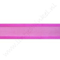 Organza Satinrand 22mm - Fuchsia