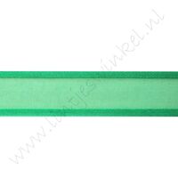 Organza Satijnrand 22mm - Groen