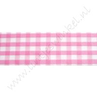 Karoband 38mm - Satin Rosa Silber