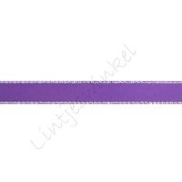 Band Glanzrand 10mm - Satin Lila Silber