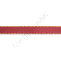 Band Glanzrand 10mm - Satin Rostbraun Gold