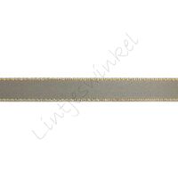 Band Glanzrand 10mm - Satin Seegrün Gold