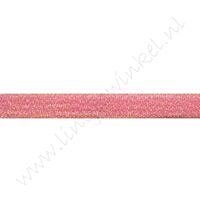 Glitter organza lint 10mm - Pink