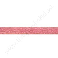 Glitzer Organza Band 10mm - Pink