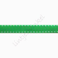 Lint stiksels 10mm - Emerald Groen Wit