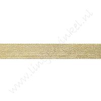 Glitzer Organza Band 10mm - Gold